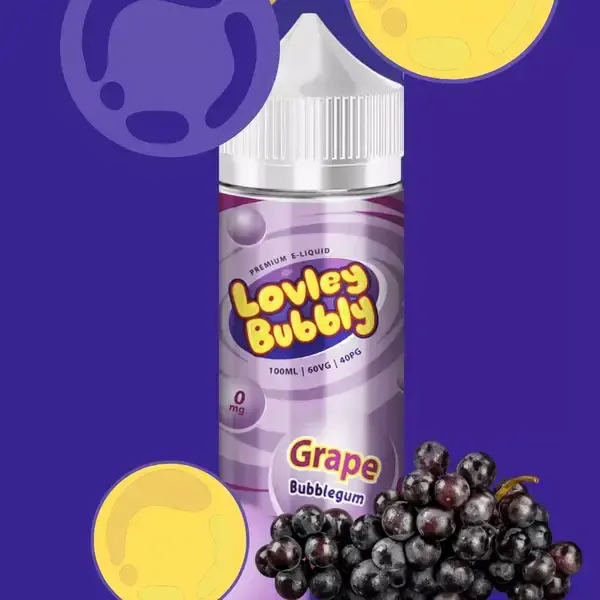 Grape bubblegum eliquide 100ml