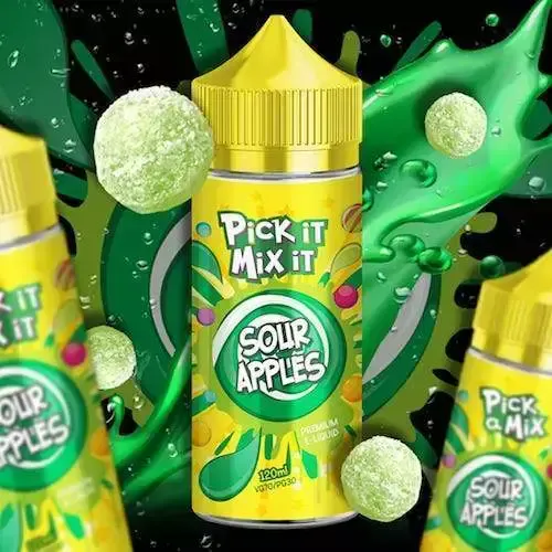 SOUR APPLES 100ML - PICK IT MIX IT