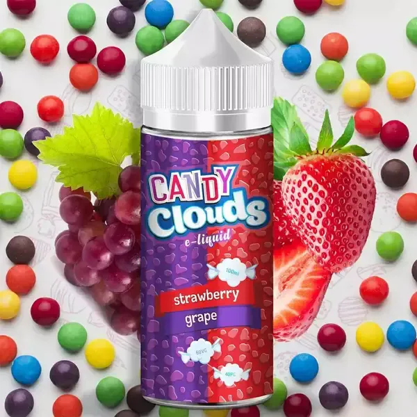 STRAWBERRY GRAPE 100ML - CANDY CLOUDS