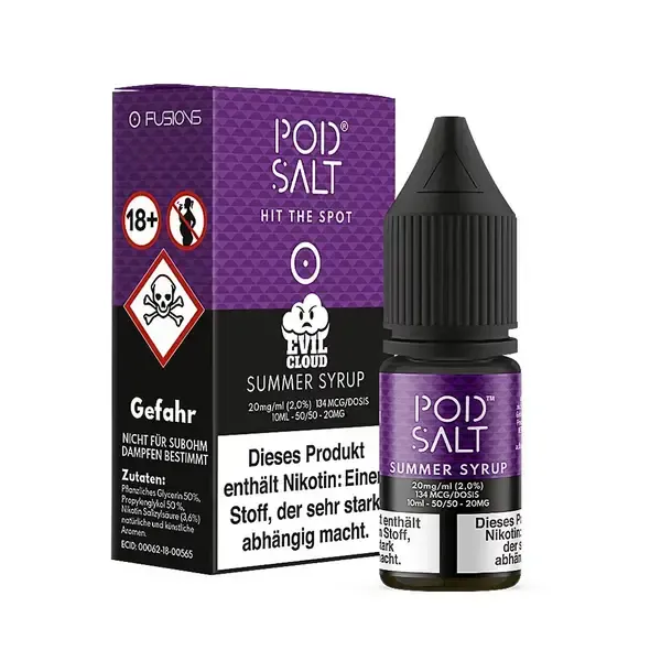 SUMMER SYRUP POD SALT 20MG SEL10ML