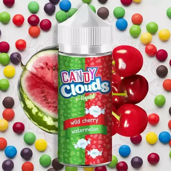 WILD CHERRY WATERMELON 100ML - CANDY CLOUDS