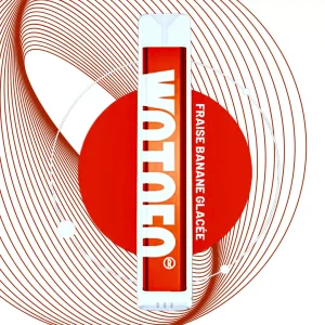 Cigarette electronique jetable Wotofo Wafer fraise banane glacee
