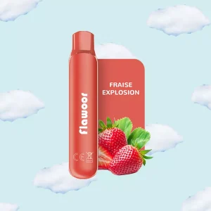 Fraise Explosion - FLAWOOR Mate cigarette electronique jetable