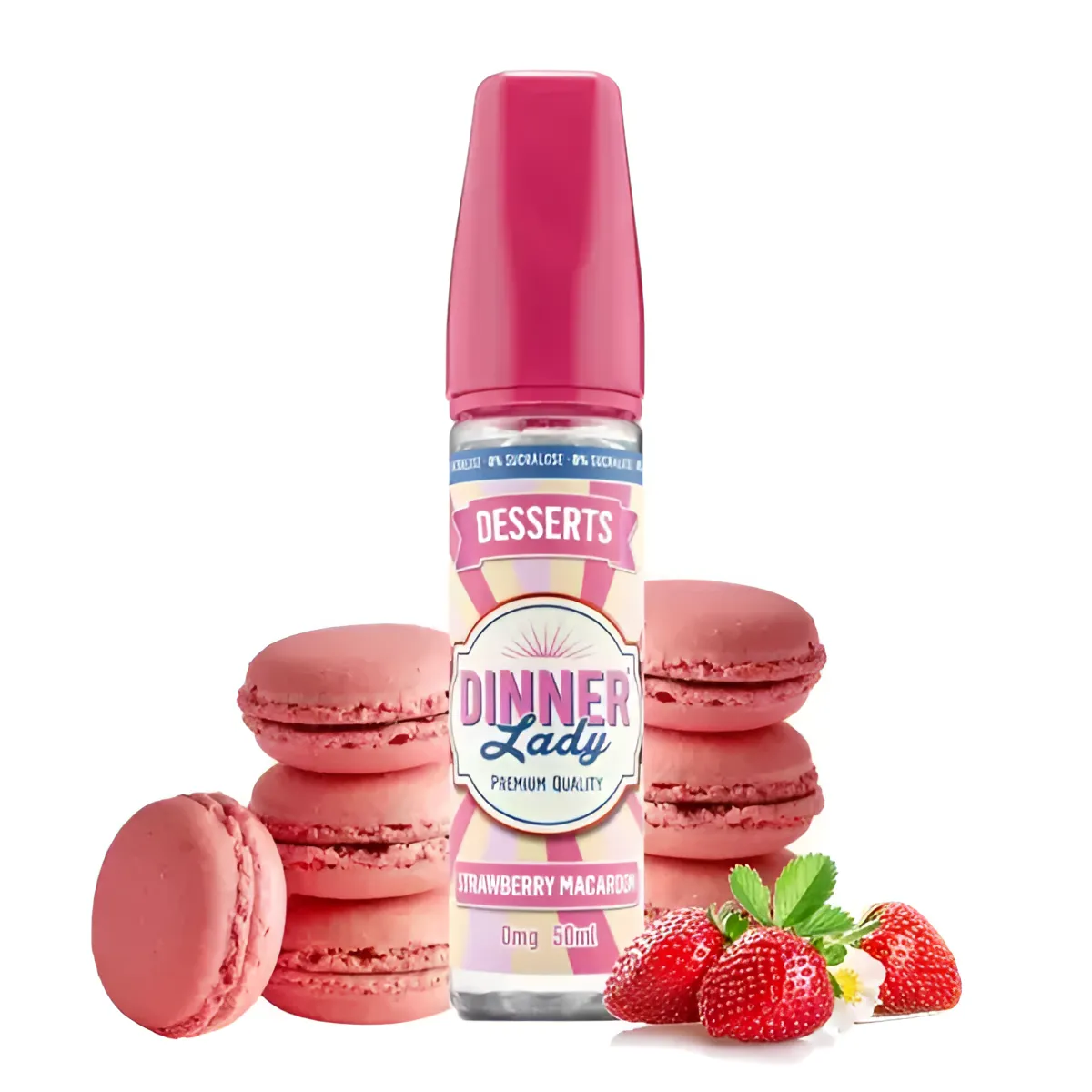 Dinner lady Strawberry Macaroon Eliquide gourmand