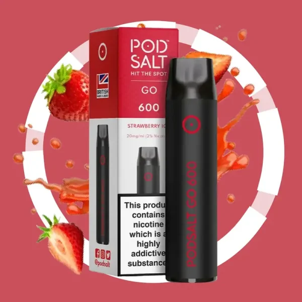 Pod salt strawberry vape