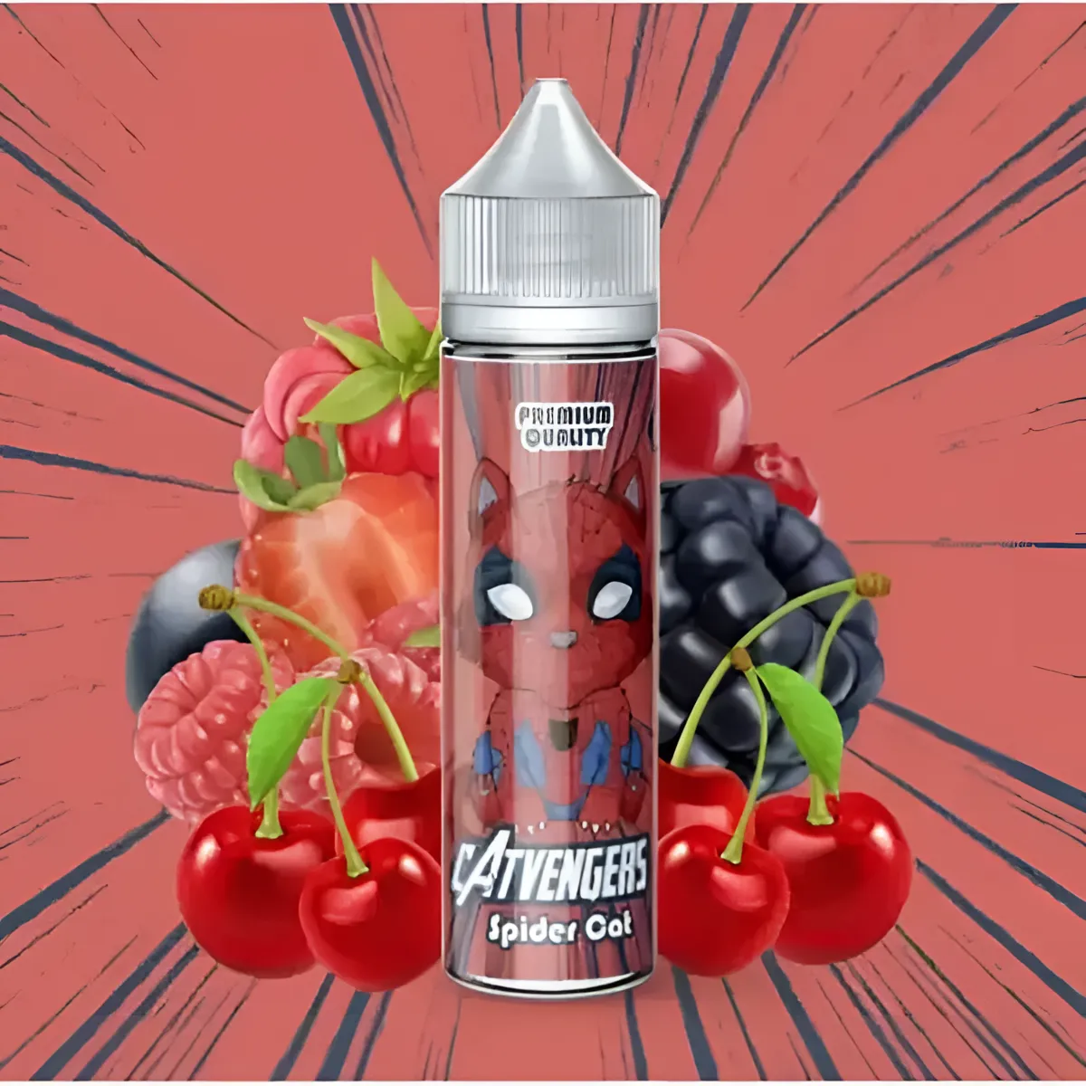 SPIDER CAT CATVENGERS eliquide cerise