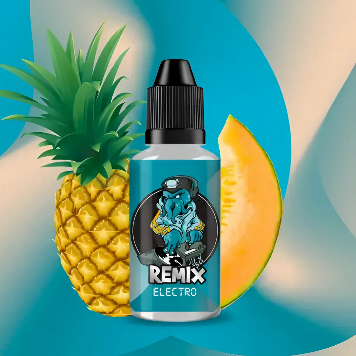 electro remix eliquide melon ananas fruit du dragon