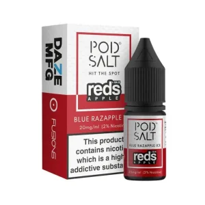 BLUE RAZAPPLE ICE POD SALT 20MG SEL10ML