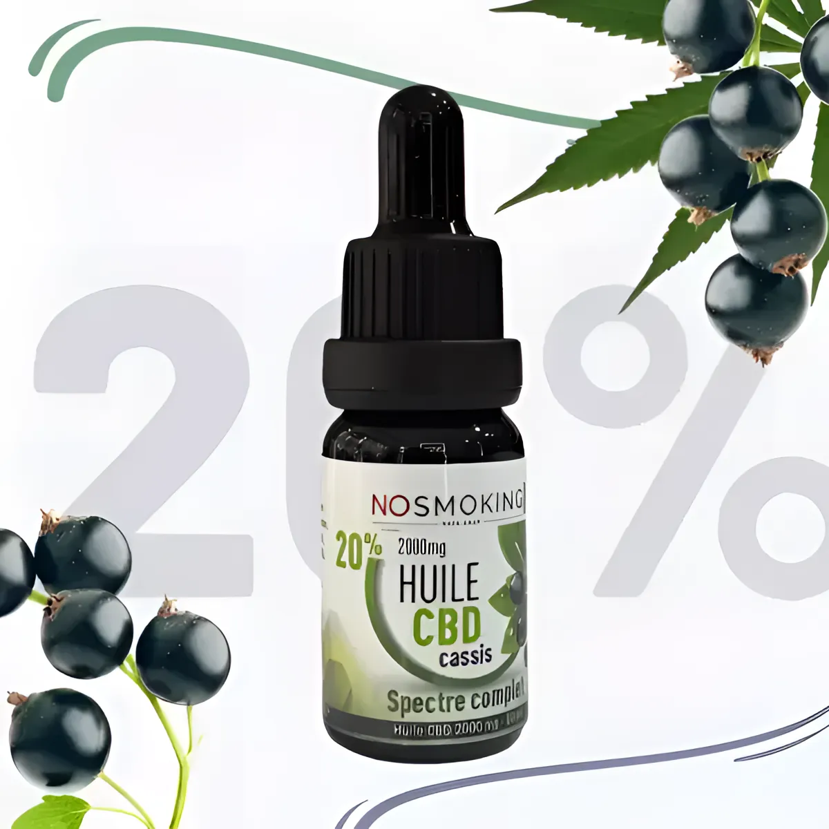 Huile cbd cassis 20%