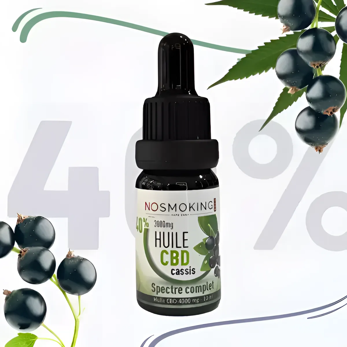 Huile cbd cassis 40%