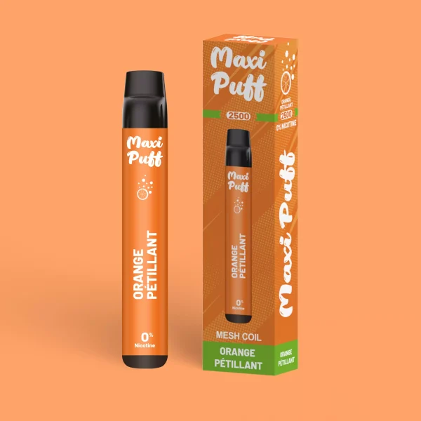 Orange petillante Maxi Puff