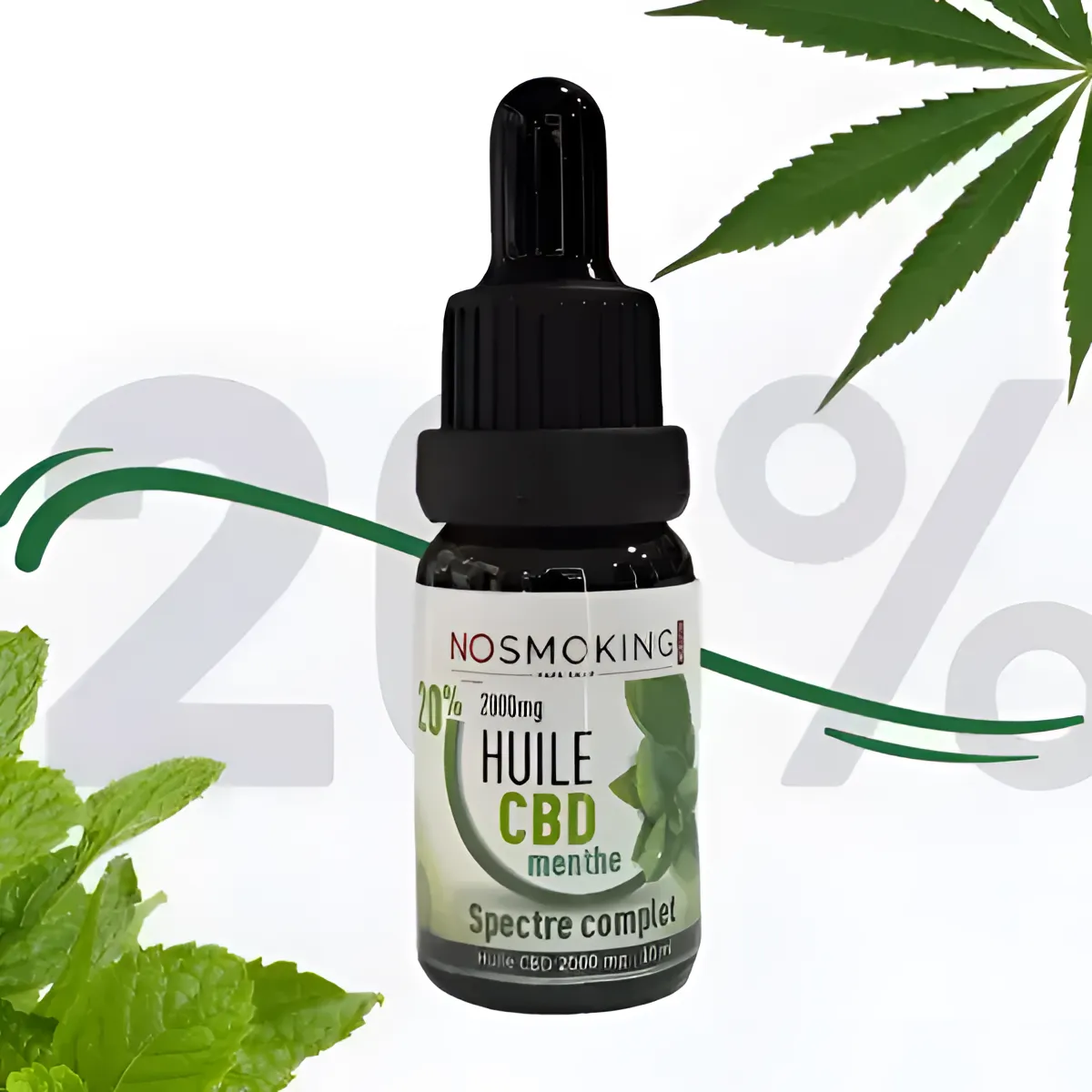 huile CBD menthe 2000mg