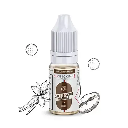 Café biscuit vanille Sel De Nicotine No Smoking Club