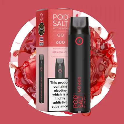 POD SALT GO RED APPLE ICE